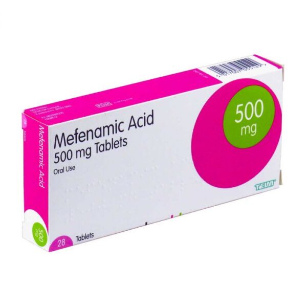 Mefenamic Acid 500mg Tablets