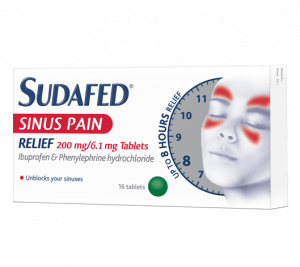 sudafed sinus pain relief