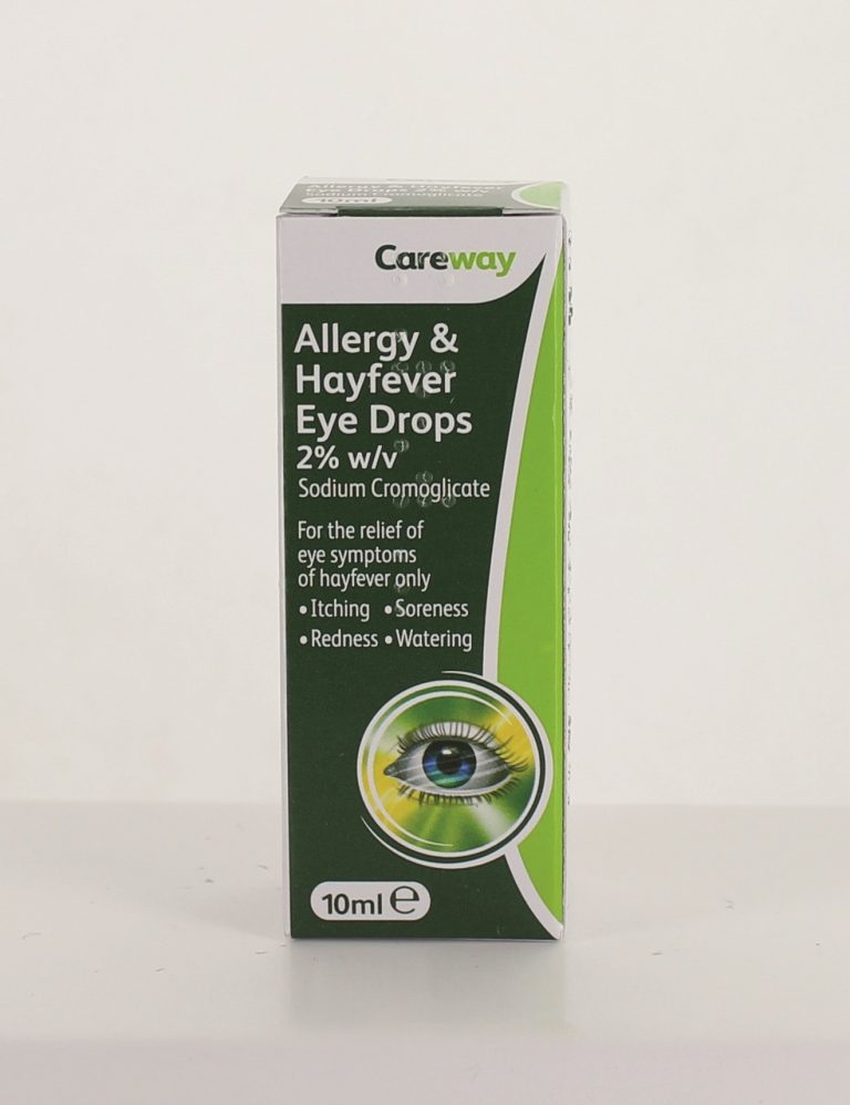 CAREWAY HAYFEVER RELIEF 2 W/V EYE DROPS British Chemist