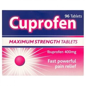 CUPROFEN MAXIMUM STRENGTH TAB 400MG (Pack Size 24-96)