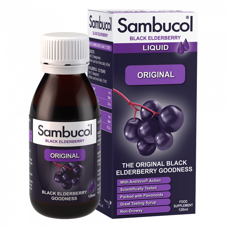 SAMBUCOL BLACK ELDERBERRY LIQUID ORIGINAL British Chemist