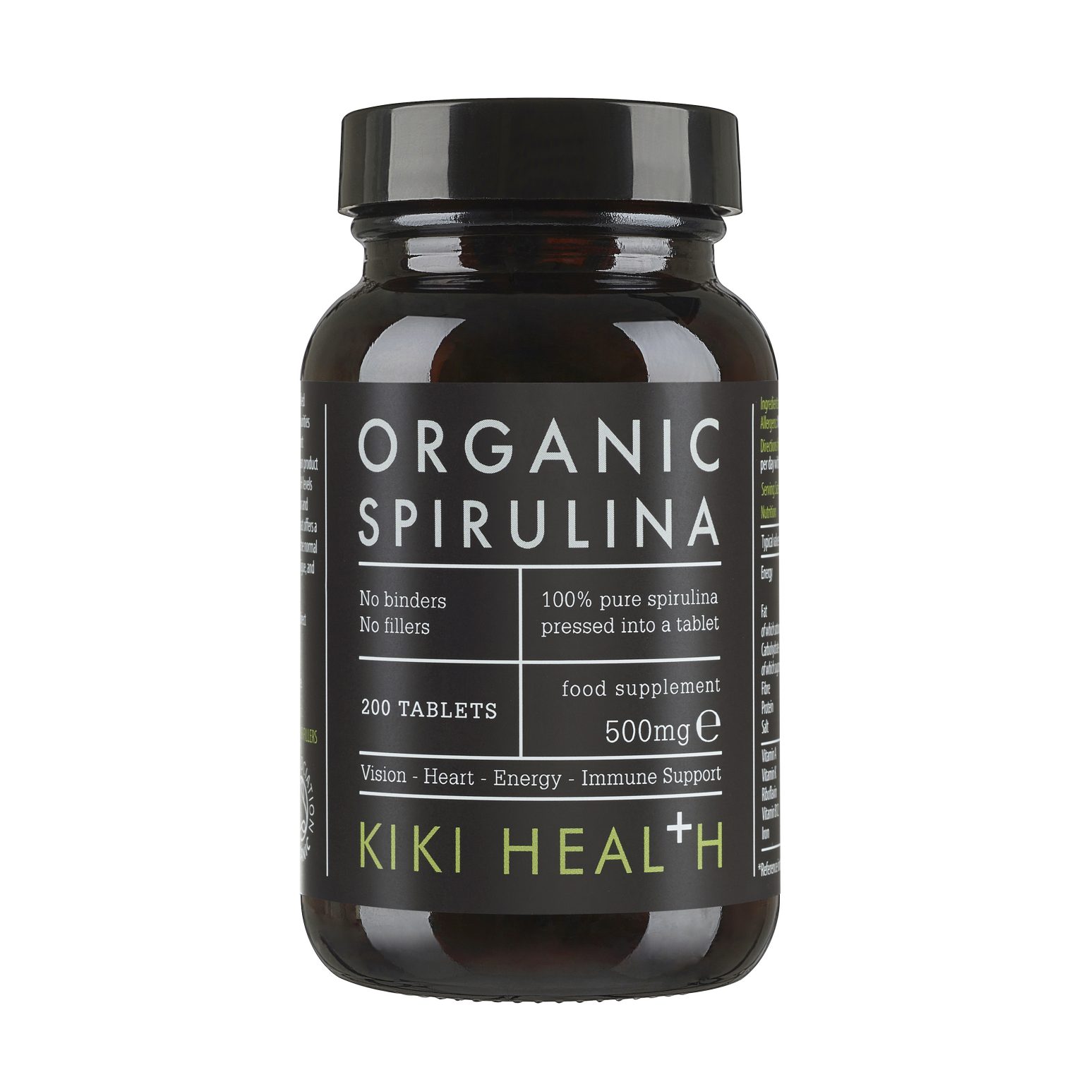 ORGANIC SPIRULINA TABLETS British Chemist
