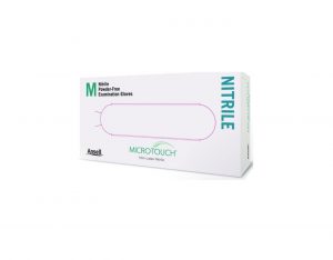 Ansell White Nitrile Gloves