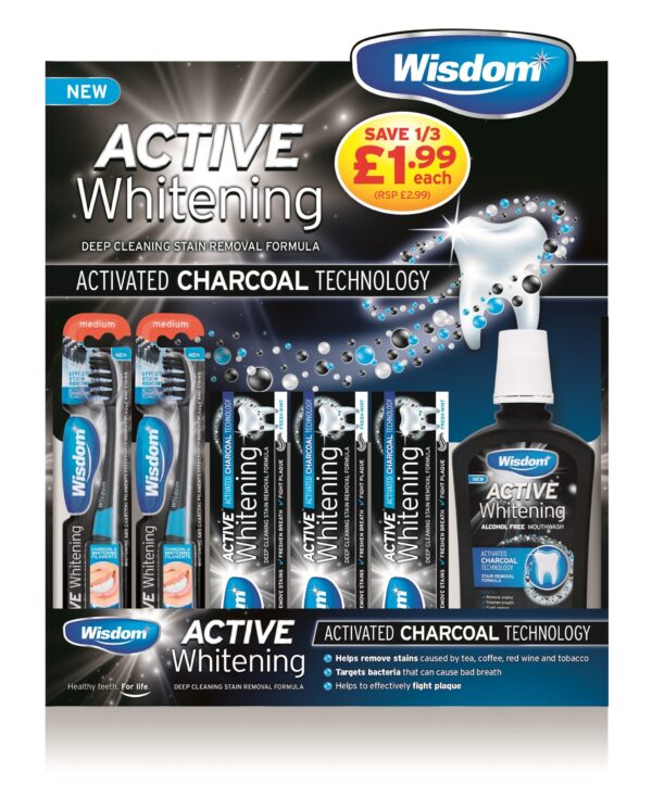 Wisdom Active Whitening Charcoal Cdu