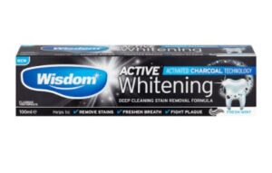 Wisdom Active Whitening Charcoal Toothpaste