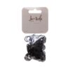 BLACK RUBBER HAIR BANDS