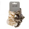 DUAL FABRIC SCRUNCHIE