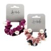 PEARLISED VELVET SCRUNCHIES