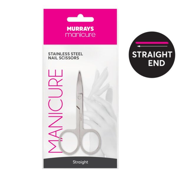 STAINLESS STEEL STRAIGHT NAIL SCISSORS