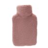 SOFT TEDDY FUR HOT WATER BOTTLE