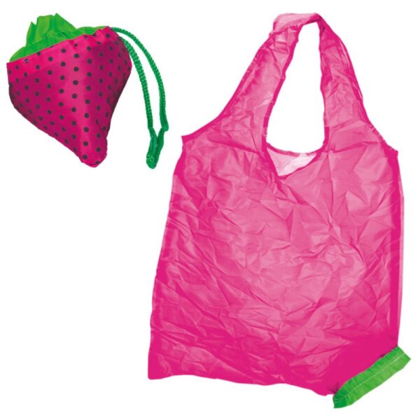 SANJO REUSABLE STRAWBERRY SHOPPER BAG