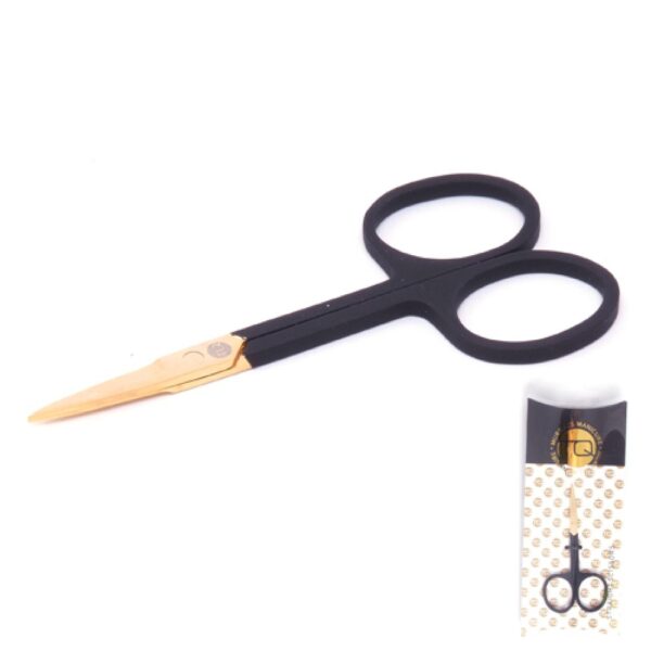 TQ GOLD STRAIGHT CUTICLE SCISSORS