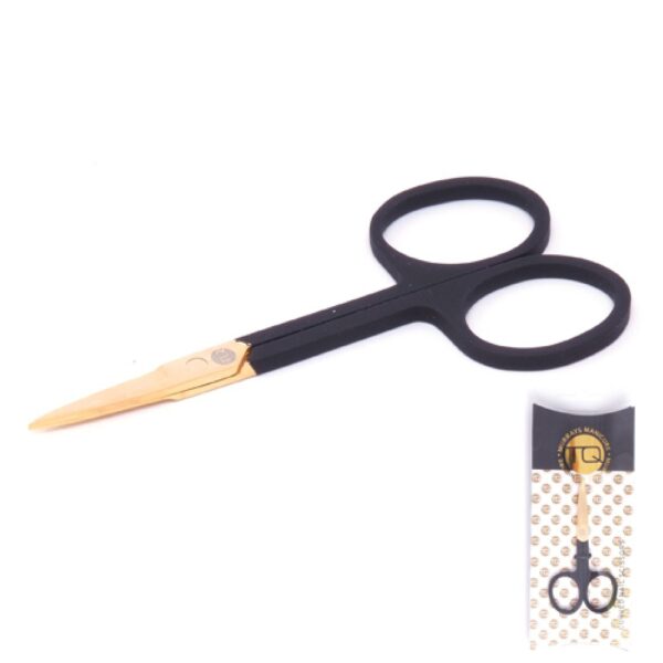 TQ GOLD CURVED CUTICLE SCISSOR