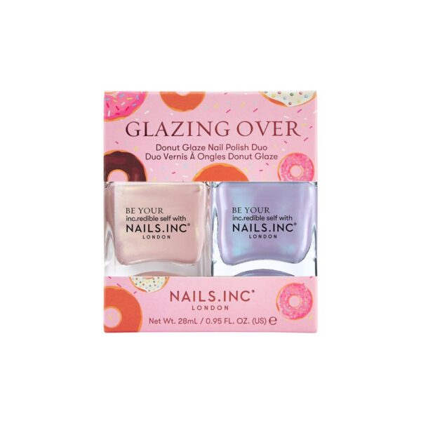 GLAZING OVER NAIL POLISH DUO