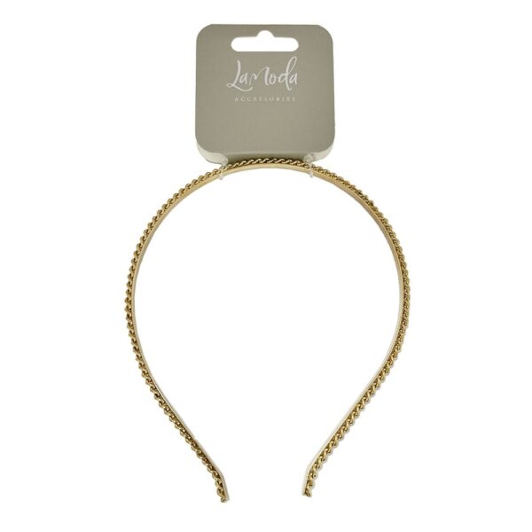 GOLD CHAIN ALICE BAND