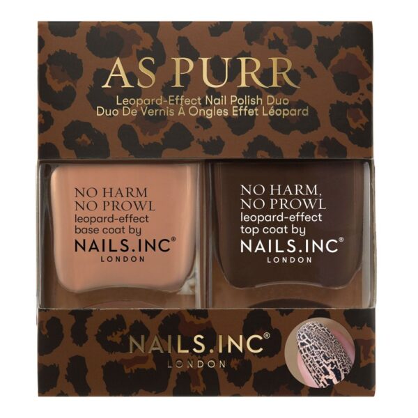 AS PURR LEOPARD NAIL POLISH DUO