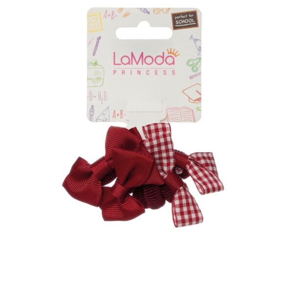 BOW PONYTAILERS BURGUNDY