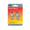 PAIR OF PLASTIC TRAVEL PADLOCKS