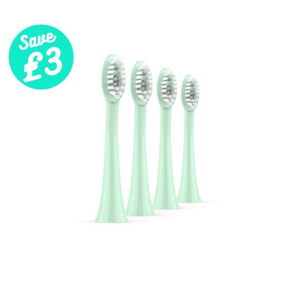 SONIC+ BRUSH HEADS MINT GREEN 4PK