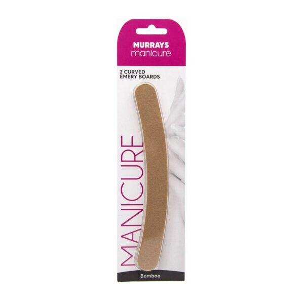 CURVED BABOO NAIL FILE 2PCS