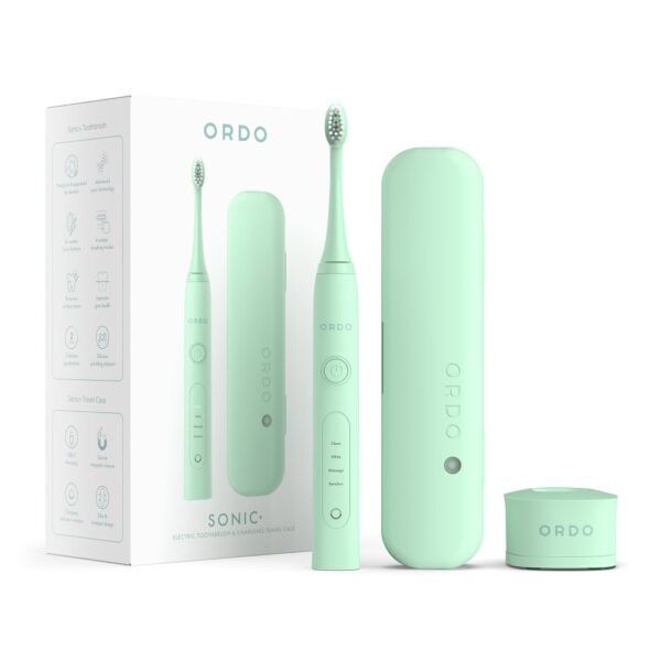 ORDO SONIC+ TOOTHBRUSH & CASE MINT GREEN