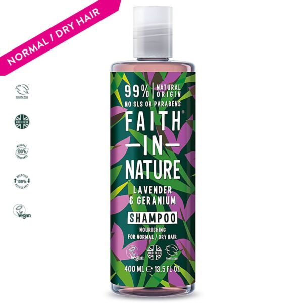 LAVENDER & GERANIUM 400ML SHAMPOO