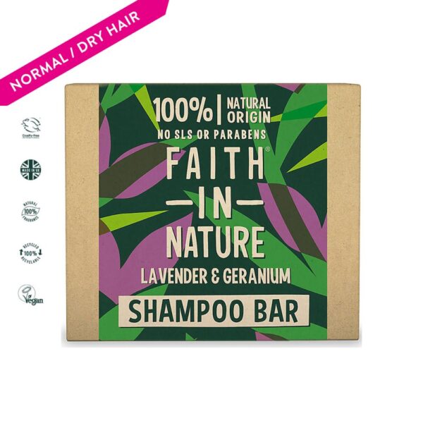 LAVENDER & GERANIUM SHAMPOO BAR