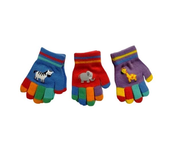 KIDS THERMAL STRIPE MAGIC GLOVES