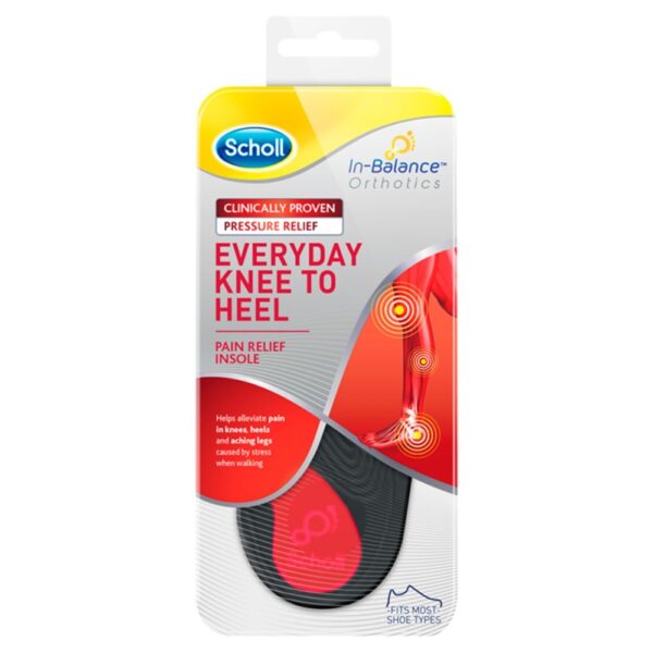 SCHOLL P RELIEF ORTHOTICS KNEE TO HEEL M