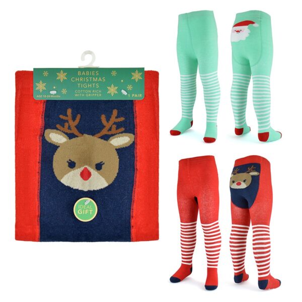 BABIES CHRISTMAS TIGHTS