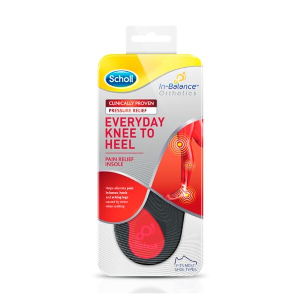 SCHOLL P RELIEF ORTHOTICS KNEE TO HEEL S