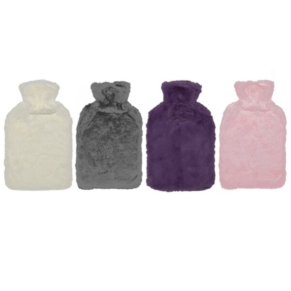 SOFT FUR HOT WATER BOTTLE & COVER SET