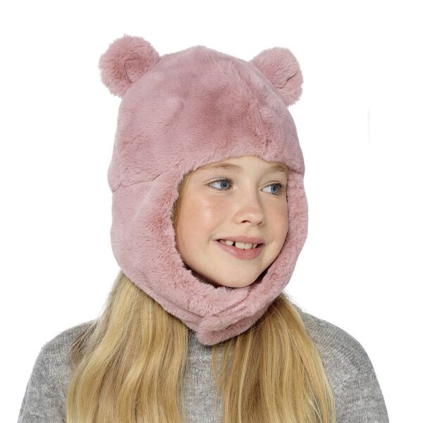 KIDS HAT WITH EARS AND CHIN FASTENING