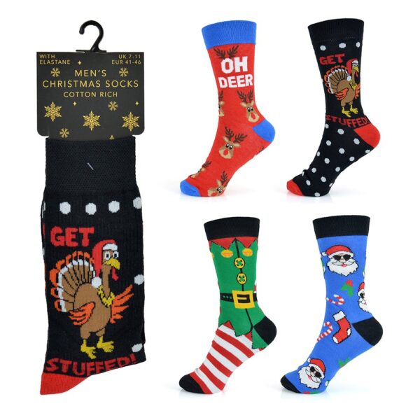 MENS NOVELTY CHRISTMAS SOCKS