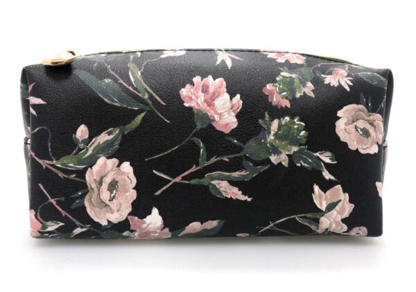 FLORAL BOXY BAG BLACK