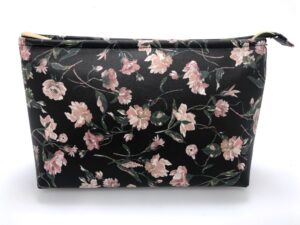 FLORAL LARGE BAG BLACK
