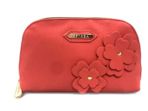 FLOWER EMB CURVED TOP CORAL