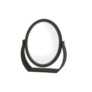 OVAL MIRROR BLK SF