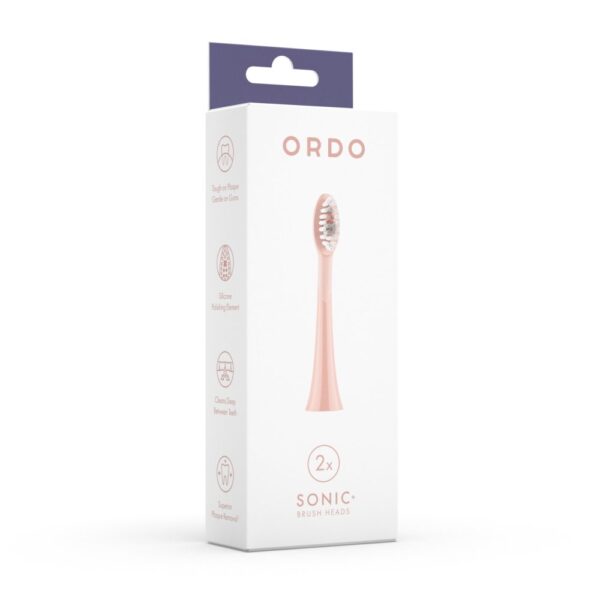 SONIC+ BRUSH HEADS ROSE GOLD 2PK