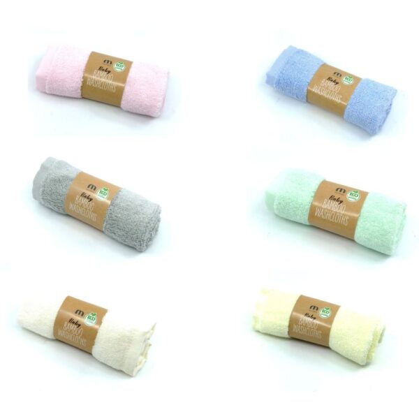 BABY BAMBOO WASHCLOTHS CDU