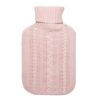 FINE KNIT HOT WATER BOTTLE & COVER