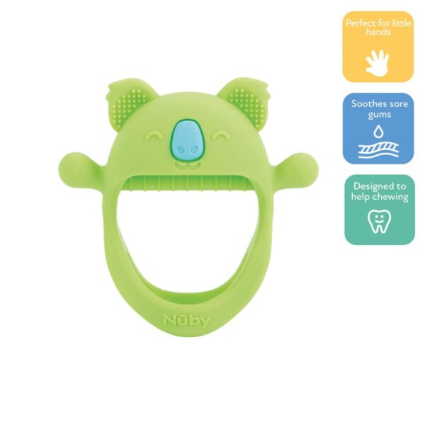 SILICONE TEETHING MITT