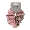 DUAL FABRIC SCRUNCHIE