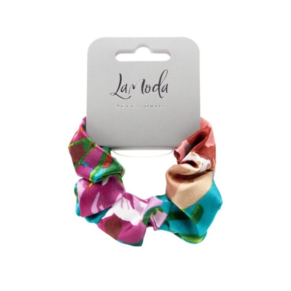 PRINTED SATIN SCRUNCHIES