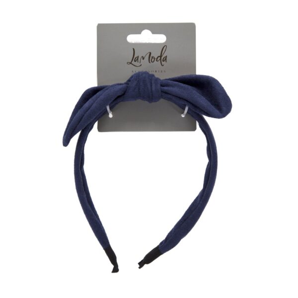 SUEDETTE BOW HEADBAND