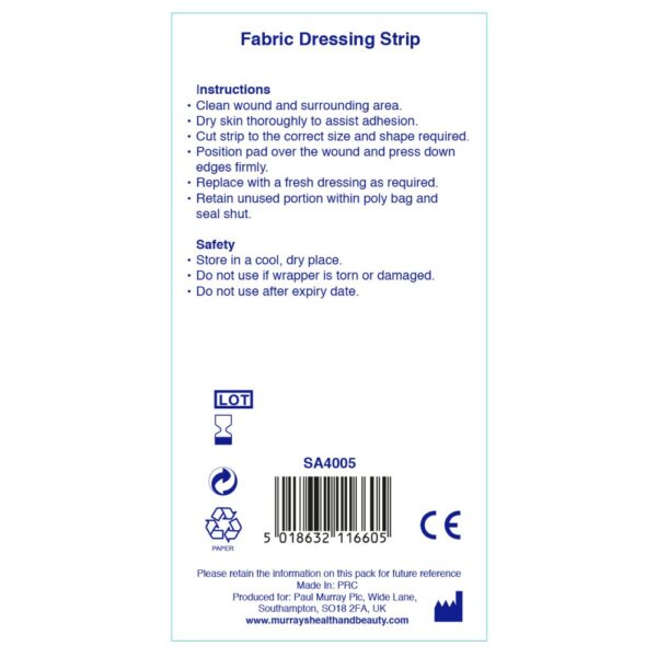 FABRIC DRESSING STRIP