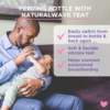 LANSINOH FEEDING BOTTLE WITH NATURALWAVE