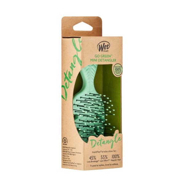 BIODEGRADEABLE MINI DETANGLER GREEN