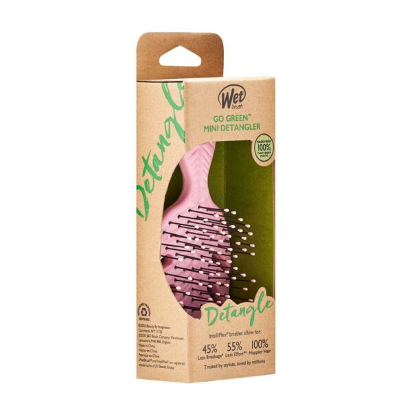 BIODEGRADEABLE MINI DETANGLER PINK