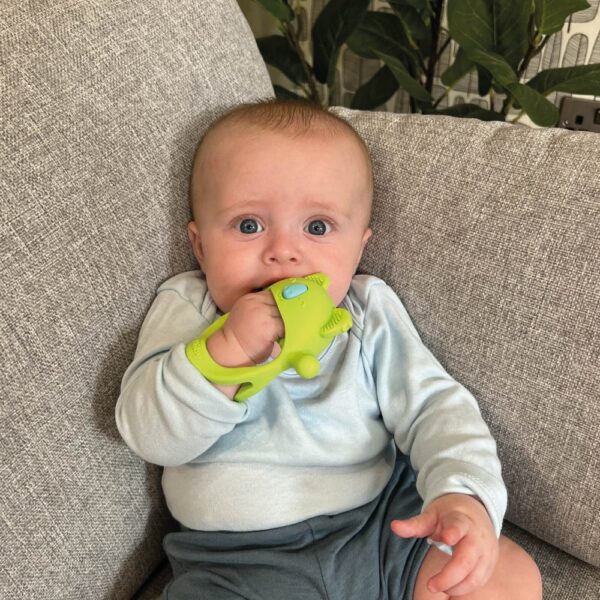 SILICONE TEETHING MITT